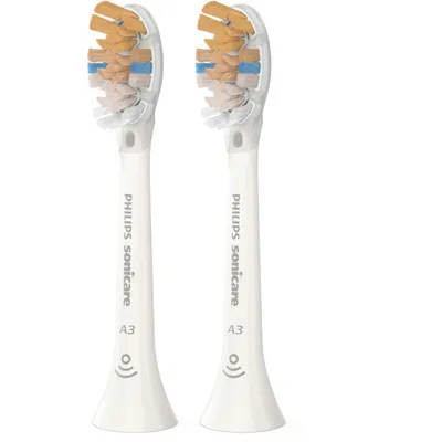 Philips Sonicare Premium All-in-One toothbrush heads, HX9092/65, Smart recognition, White 2-pk