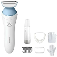 Philips Lady Shaver Series 8000 with Facial hair remover, Cordless Wet & Dry Use, 5 Accessories, BRL166/91