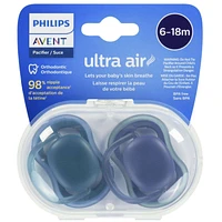 Ultra Air Pacifier 6-18m, deep opal / steel blue, SCF085/31