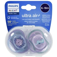 Ultra Air Pacifier 6-18m, puffer fish / sea horse, SCF085/61