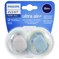 Ultra Air Pacifier 18m+, beige/dawn, SCF349/01