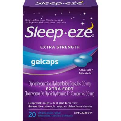 Sleep-eze Extra Strength Gelcaps Nighttime Sleep Aid
