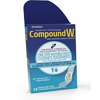 Compound W Maximum Strength One Step Invisible Pads