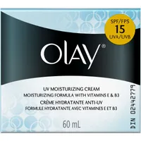 UV Moisturizing Cream Moisturizing Formula With Vitamins E & B3 SPF 15 UVA/UVB