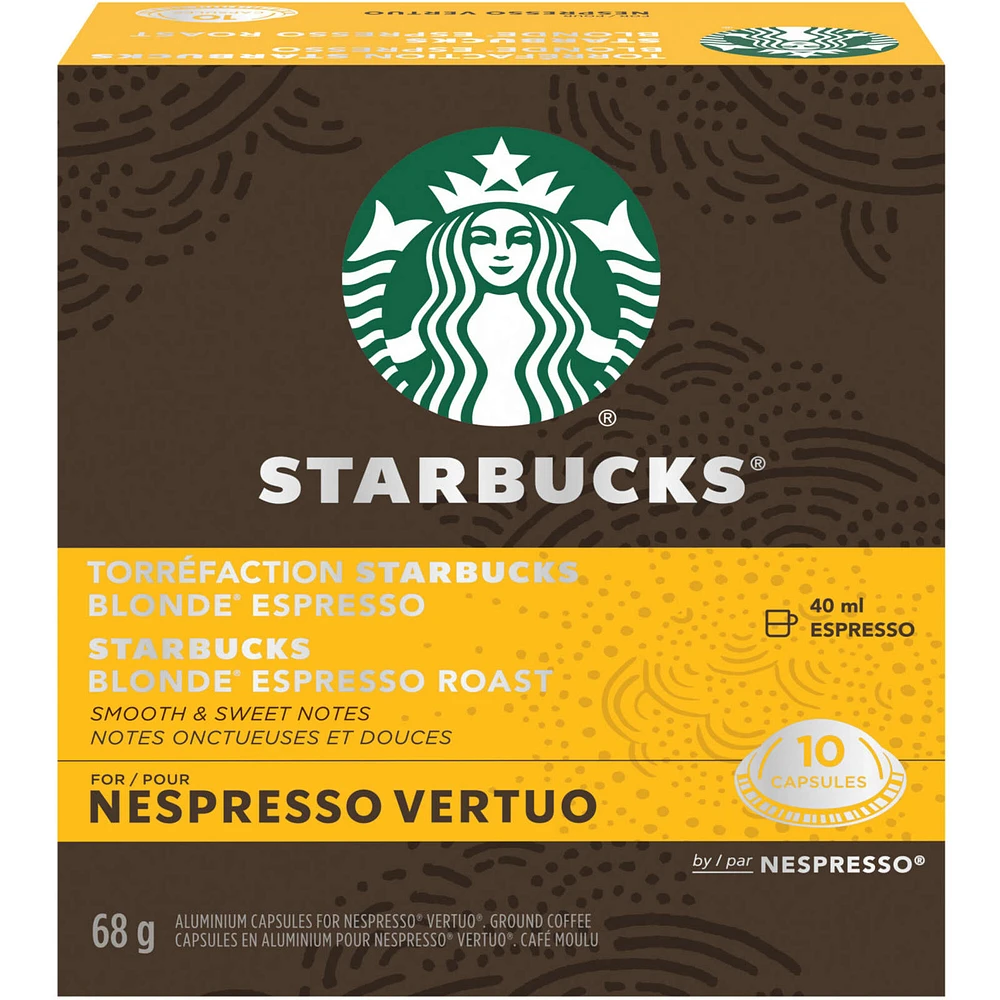 Blonde Espresso Roast For Nespresso Vertuo