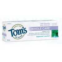 Whole Care Peppermint Natural Fluoride Toothpaste