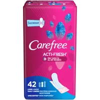 Carefree Acti-Fresh Body Shape Panty Liners Long