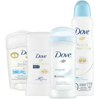 Dove Clinical Protection Antiperspirant Solid for sensitive skin Original Clean antibacterial odour protection 45 g