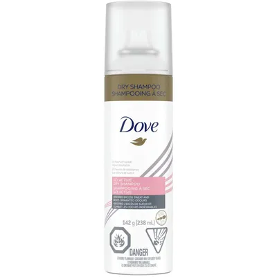 Dove Care Between Washes Dry Shampoo for oily hair Go Active 24 hours of sweat and odour resistance 142 g