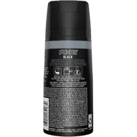 AXE  Dual Action Deodorant Body Spray for Long Lasting Odour Protection Black Variant Frozen Pear & Cedarwood Men's Deodorant 48 hours Fresh formulated without Aluminum 113 g