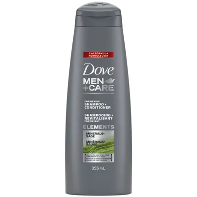Dove Men+Care Shampoo+Conditioner Minerals+Sage 355 ML