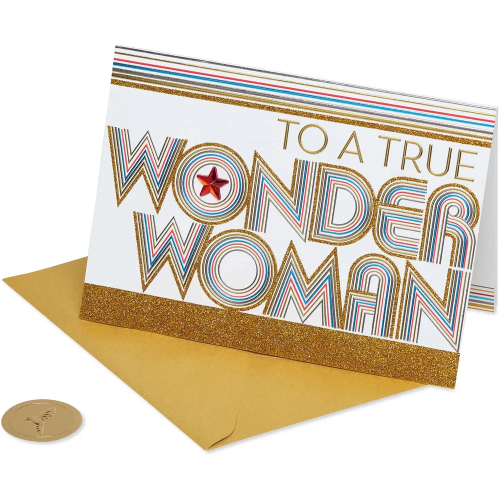 Papyrus Wonder Woman Card for Her (True Wonder Woman)