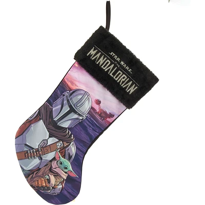 Kurt Adler Mandolorian with The Child Stocking