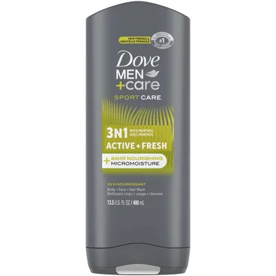 Dove Men+Care SPORTCARE Body Wash Active+Fresh 400 ML