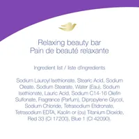 Dove Beauty Bar Gentle Skin Cleanser Moisturizing for Gentle Soft Skin Care Relaxing Lavender More Moisturizing Than Bar Soap 106 g 6 count