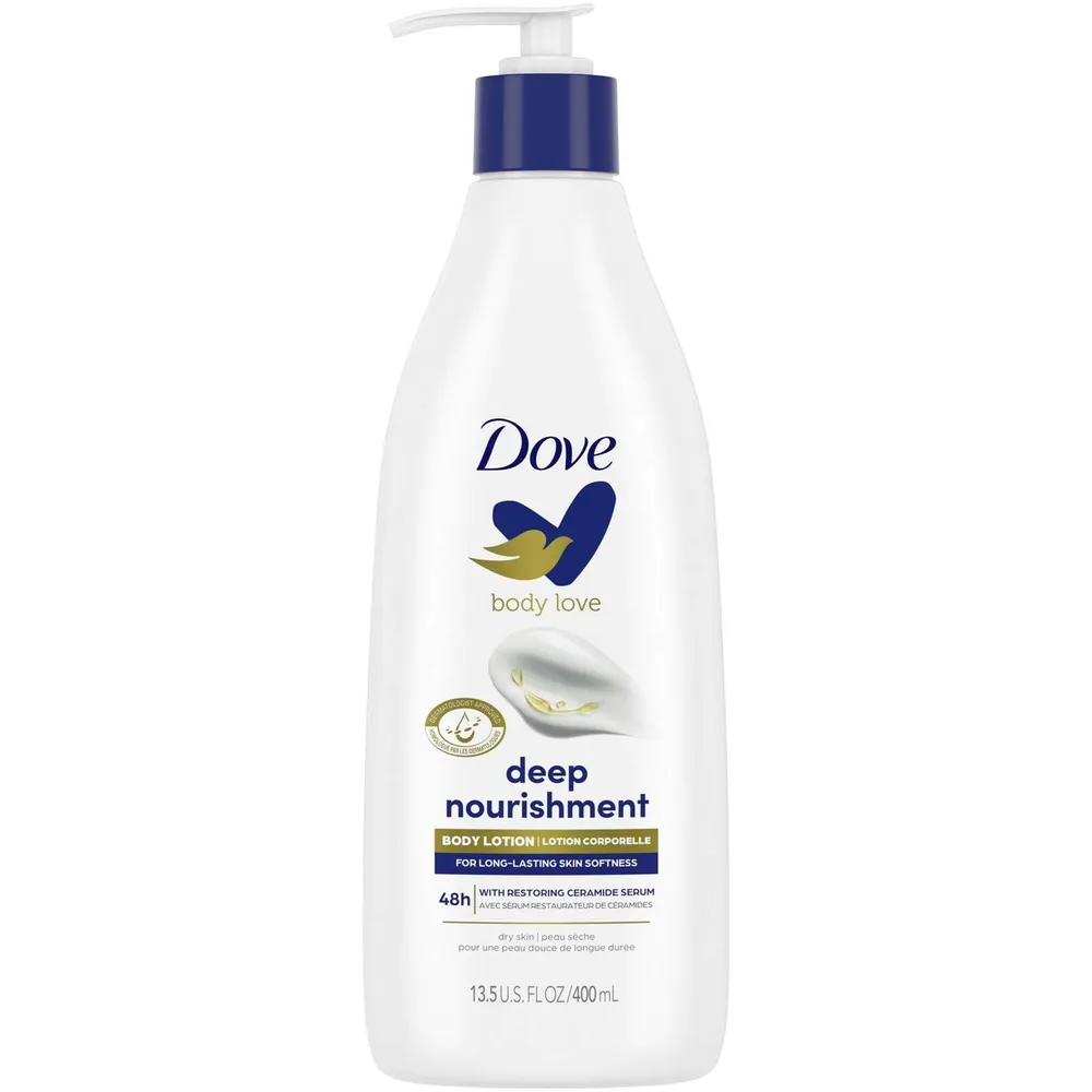 Body Love Body Lotion moisturizer for dry and rough skin Intense Care softens and smooths skin