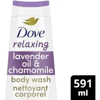 Relaxing Body Wash for renewed, healthy-looking skin Lavender Oil & Chamomile gentle body cleanser nourishes skin