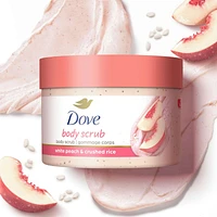 Body Scrub for Silky Smooth Skin White Peach & Crushed Rice Exfoliating Body Scrub that Restores Skin's Natural Nutrients