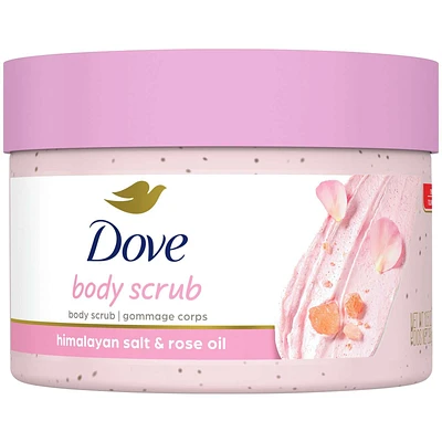 Body Scrub For Silky Smooth Skin Himalayan Salt & Rose Oil Exfoliating Body Scrub that Restores Skin's Natural Nutrients