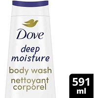 Deep Moisture Body Wash for nourishing the driest skin gentle body cleanser deeply moisturizes the skin