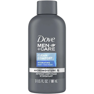 Dove Men+Care  Hydrating Clean Comfort Body and Face Wash with 24hr Nourishing Micromoisture Technology Body Wash for Men