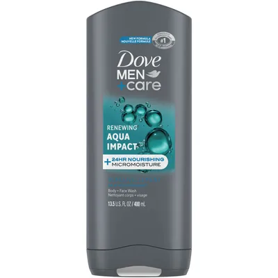 Dove Men+Care Body and Face Wash Aqua Impact 400 ML