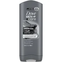 Dove Men+Care Body and Face Wash for Skin Freshness Charcoal + Clay with MicroMoisture Technology 400 mL