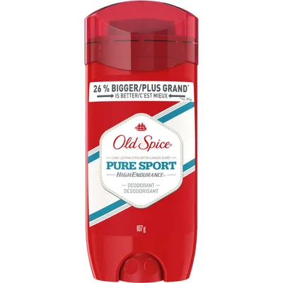 Old Spice High Endurance Pure Sport Deodorant for Men,107 grams