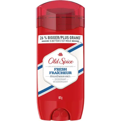 Old Spice High Endurance Fresh Scent Deodorant for Men,107 grams