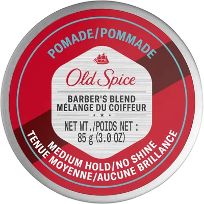 Old Spice Barber's Blend Pomade for Men, Infused with Aloe, 85 g