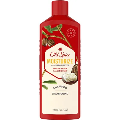 Old Spice Moisturize with Shea Butter, Shampoo for Men, 400 mL