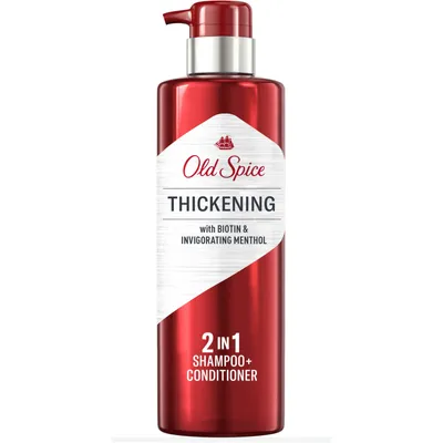 Thickening 2in1 Men's Shampoo and Conditioner with Biotin and Invigorating Menthol