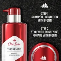 Thickening 2in1 Men's Shampoo and Conditioner with Biotin and Invigorating Menthol