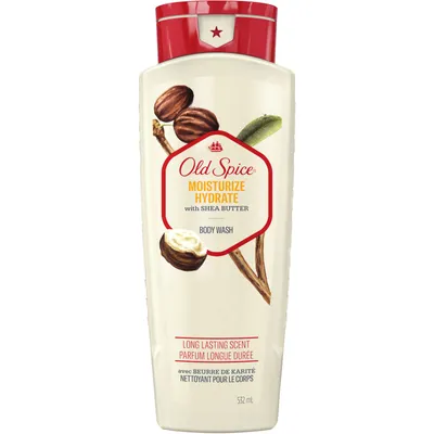 Old Spice Men's Body Wash Moisturize with Shea Butter