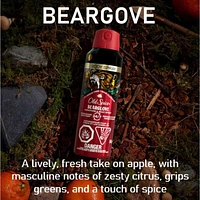 Aluminum Free Body Spray for Men, Bearglove