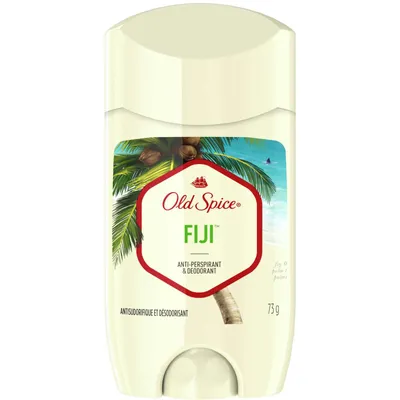 Old Spice Invisible Solid Antiperspirant Deodorant for Men Fiji with Palm Tree Scent Inspired by Nature 73 g