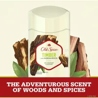 Old Spice Invisible Solid Antiperspirant Deodorant for Men, Timber With Sandalwood Scent Inspired by Nature, 73 grams each