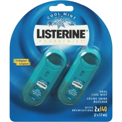 Listerine PocketMist Oral Care Mist, Cool Mint 7.7 ML