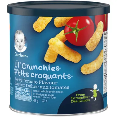 LIL’ CRUNCHIES, Zesty Tomato, Toddler Snacks