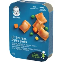 GERBER LIL'ENTRÉES Cheese Ravioli in Tomato Sauce & Vegetables