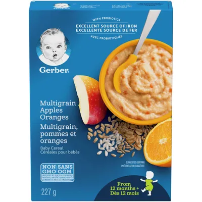 Gerber Stage 3 Baby Cereal Multigrain Yogurt Raspberry 227 g - Voilà Online  Groceries & Offers