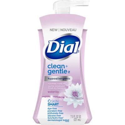 Dial Clean + Gentle Waterlily Foaming Hand Wash 221mL