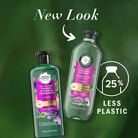Herbal Essences Passion Flower Sulfate Free Shampoo, Volumizing, 400 mL, with Certified Camellia Oil and Aloe Vera, For All Hair Types, Especially Fine Hair