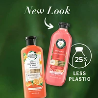 Herbal Essences Grapefruit Volumizing Conditioner, 400 mL, with Certified Camellia Oil and Aloe Vera, For All Hair Types, Especially Fine Hair