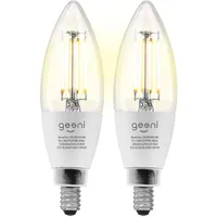 LUX Edison B11 Wi-Fi LED Smart Bulb 2 pack