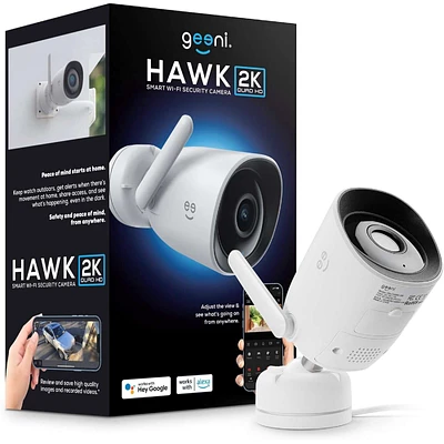 Hawk 2K Smart WiFi Outdoor Security Camera