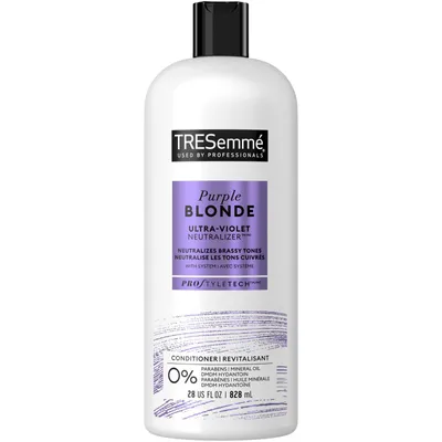 Purple Blonde Conditioner for blonde or silver coloured hair + Ultra-violet Neutralizer formulated with Pro Style Technology™ 828 ml