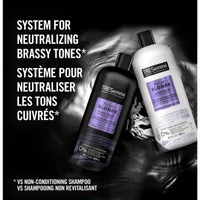 Purple Blonde Conditioner for blonde or silver coloured hair + Ultra-violet Neutralizer formulated with Pro Style Technology™ 828 ml