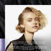 Purple Blonde Conditioner for blonde or silver coloured hair + Ultra-violet Neutralizer formulated with Pro Style Technology™ 828 ml