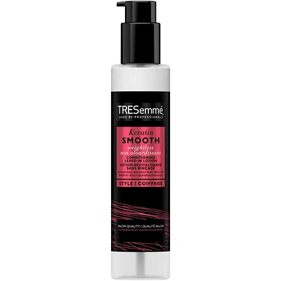 Keratin Smooth Weightless Leave-In Hair Conditioner Lotion hair care for salon-smooth style seals up to 88% of split ends